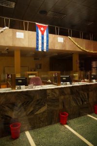 State-owned bank branch Cuba 