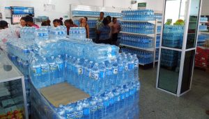 Drinking water Supermarket-Cuba-2020